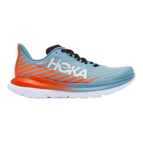 Hoka One One Mach 5 Running Shoes Mountain Spring Blue Orange Size 9D